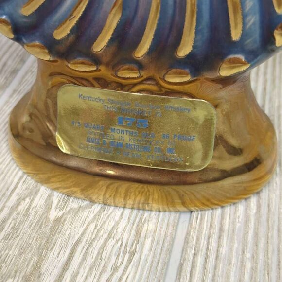 Jim Beam 1973 Tulip Kentucky Bourbon Whiskey 175 Month Decanter with Box Empty - Picture 6 of 11